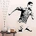 Price comparison product image jiushizq Football star wall sticker student dormitory bar restaurant sofa background decorative painting Pink 58 x 67 cm