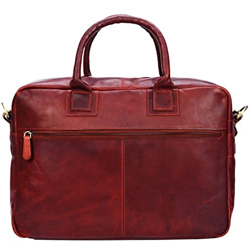 STILORD  Carlo  Gro  e Umh  ngetasche Leder Lehrertasche Aktentasche Schultertasche Reise Beruf Freizeit 15 6 Zoll Laptop College Bag Arbeit B  ro  Fa