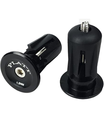 Lenker-Endstopfen – 1 Paar, PVC, Schwarz, Für Rennrad, Mountainbike, BMX (passend Für Griffe 17,5–23 Mm)