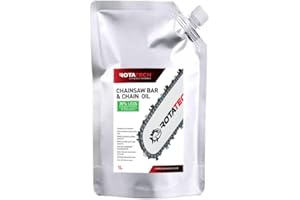 Rotatech Chainsaw Bar & Chain Oil 1L Eco-Friendly Refill Pouch