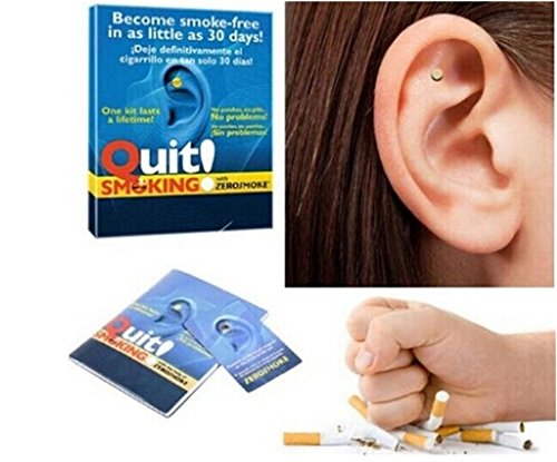 Hangqiao Dejar de fumar humo acupresion Health Care Auricular Iman Terapia Cero