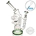 Produktbild Groß glas bong wasserpfeife,bong kopf 14.5 schliff 33cm 770g Percolator bong siebe tabakpfeife