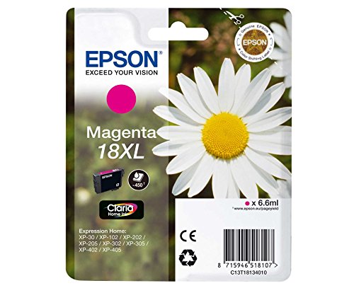 Epson Original T1813 Gänseblümchen, Claria Home Tinte, Text- und Fotodruck XL (Singlepack) magenta - 2