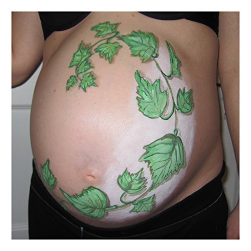 BellyPainterS – BellyPainting – Bauchbemalungs-Set, Bemalen Sie Ihren Babybauch - 6
