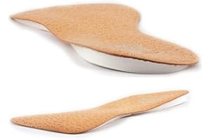 ‎PEDAG pedag Correct Plus | Deutsche Handarbeit 3/4 Länge Keil für Übersupinatoren, pflanzlich gegerbtes Leder Top Gummi Orthopädisches Fußbett, 1 Paar, XL (Größe 11-13 Herren)