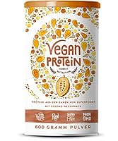 Vegan Protein | SCHOKOLADE | Pflanzliches Proteinpulver mit Reis-, Hanf-, Soja-, Erbsen-, Chia-, Sonnenblumen- und Kürbiskernprotein + Verdauungsenzyme | 600 Gramm Pulver