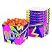 Produktbild Amakando Pappschalen Achtziger - 40 cl - 6 STK. Snackschalen 80er Jahre Party Snackbox Trash Deko Knabberboxen Eighties Tischdeko Disco 6 STK. Snackschalen 80er Jahre Party