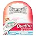 Wilkinson Sword Quattro Bikini Razor Blades for Women