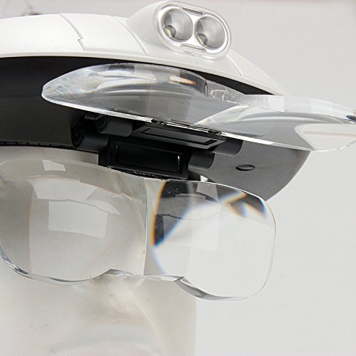 LAOYE Lupa con luz LED lupa diadema ajustable gafas lupa de cabeza Cinco Lentes Intercambiables 1 0X 1 5X 2 0X 2 5X 3 5X para Modelismo Reparaciones Coser Pintar Maquetas Extensiones de Pesta as Soldadura Pegar Piezas Peque as Joyer a y Relojer a reviews LAOYE Lupa con luz LED lupa diadema ajustable gafas lupa de cabeza Cinco Lentes Intercambiables 1 0X 1 5X 2 0X 2 5X 3 5X para Modelismo Reparaciones Coser Pintar Maquetas Extensiones de Pesta as Soldadura Pegar Piezas Peque as Joyer a y Relojer a