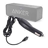 DURAGADGET Caricatore Da Auto Per Anker SoundCore | A7908 | A3143 | A7910 | MP140 | MP141 - Connessione MicroUSB