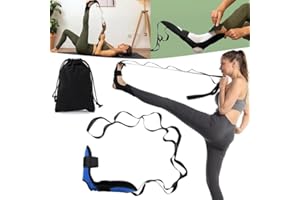 EUNMSI FlexStrap - Stretching Strap for Lower Back Pain and Hip, Improving Flexibility