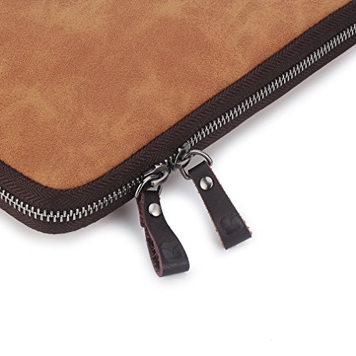 CAISON Hochwertiges Synthetik Leder Laptop Hülle Kasten Schutzhülle Tasche für 11.6″ 12″ 12.2″ Notebook Computer / Microsoft 12.3″ Surface Pro 4 / 10.8″ Surface 3 - 4