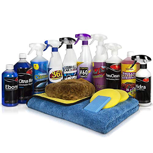 Sisbrill Kit de Limpieza y Detallado Premium