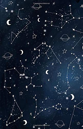 Bullet Journal: Galaxy Constellations Sky Notebook, Dotted Grid, (5.5 x 8.5)
