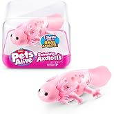 Pets Alive Y&uuml;zen Axolotl PEL09000, Pembe, Ger&ccedil;ek&ccedil;i Hareket, Suya Bırakıldığında Y&uuml;zen Oyuncak