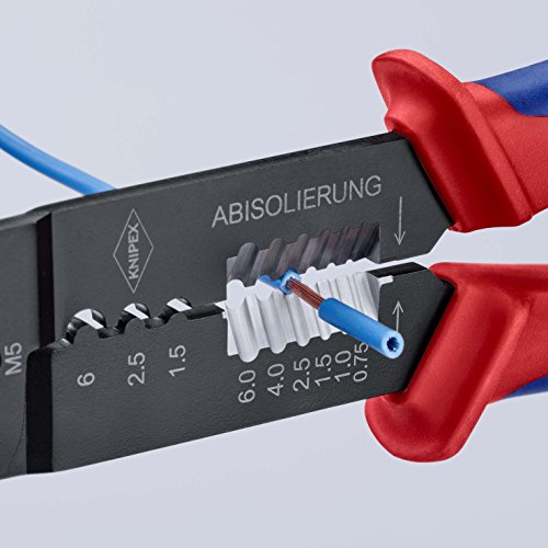KNIPEX 97 32 240 Crimpzange schwarz lackiert mit Mehrkomponenten-Hüllen 240 mm - 4