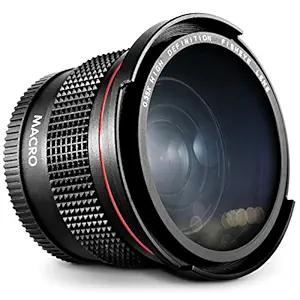 Altura Photo 58MM 0.35x Fisheye Wide Angle Lens with Macro Close-Up Portion