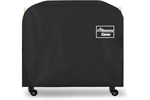 BEEWAY Grillabdeckung, Gasgrill Grillschutz Regendicht BBQ Abdeckung Cover Schutzhülle Haube Staubdicht Grill bdeckplane, 145 x 61 x 120cm