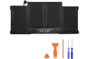 KXRSII A1405 A1496 Batterie pour MacBook Air 13 Pouces A1466 (2017,Début 2015,Début 2014,Mi 2013,2012) Modèle A1369 (Fin 2010,Mi 2011) A1377 Batterie EMC 3178 2632 2925 2469 2559 2392 7.6V 55Wh