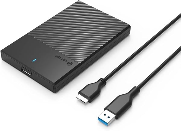 Cablet 2.5 Inch SATA USB 3.0 HDD/SSD Portable External Enclosure for 7mm and…