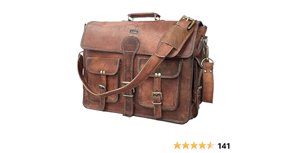 amazon leather laptop bag