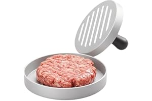 PETIOUARNSZE Presse À Hamburger, Presse À Hamburger, Presse À Viande De Haute Qualité, Peut Facilement Faire Des Galettes De Hamburger, Matériau En Alliage De Zinc, Passe Au Lave-vaisselle, Taille : 12 X 12 X 8 Cm