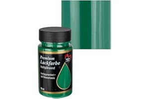 Ideen mit Herz Peinture laquée de qualité supérieure - Haute brillance - 90 ml - Idéale pour bois, polystyrène, plastique, verre, céramique (vert)