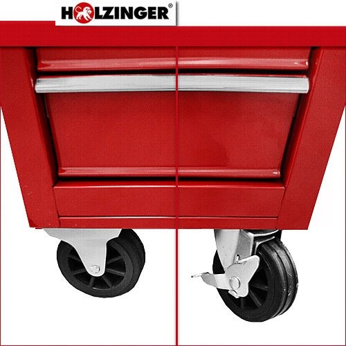 Holzinger Werkzeugwagen HWW1005KG – kugelgelagert (5 Schubfächer) - 7