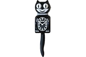 Kit Cat Klock Classic Black Lady Klock, Black, Negro, Clásico
