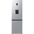 Samsung Classic Fridge Freezer, with Wine Shelf, Features Big Door Bin, All Around Cooling and SpaceMax Technologies, Silver, 7 Series, RB34C652ESA/EU
