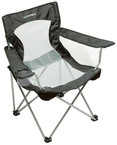 Lichfield Folding Chair, Unisex Adulto, Pewter, Talla Única