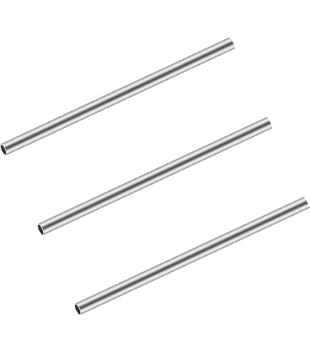 3 Tubes Acier Inoxydable 304 - 12mm Diamètre X 300mm Long - Sans Soudure - Bricolage/Pro