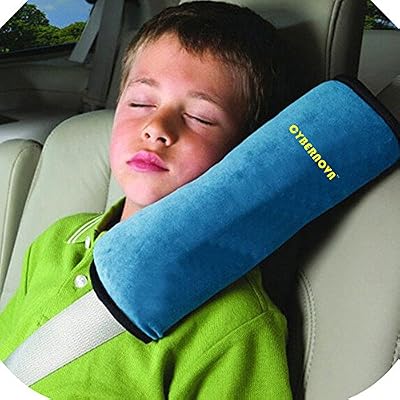 CYBERNOVA Siège enfant Kid véhicules de ceinture harnais d'épaule Pad Support couverture Coussin de tête (bleu)