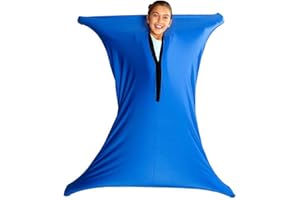 ANCLLO Sensory Full Body Chaussette pour Enfants 165,1 x 73,7 cm Enveloppe complète du Corps Extensible Body Sox pour soulager