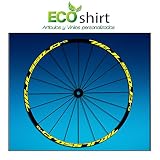 Material de alta resistencia Ecoshirt, WZ-5W8Y-OH1X, Pegatinas Stickers Llanta Rim Mavic Crosstrail Bike 26\" 27,5\" Am58 MTB Downhill, Amarillo 27.5\"