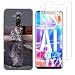 Produktbild Hülle Huawei Mate 20 Lite, Schutzhülle Silikon Transparent Handyhülle Stoßfest Weich TPU Bumper Case Backcover für Huawei Mate 20 Lite Smartphone (Plaudern) mit (2 Pack) Hartglas Displayschutzfolie
