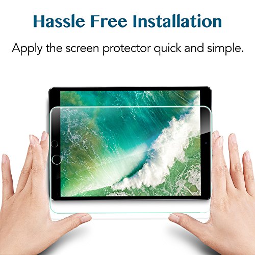1 x iPad Pro 12.9 2017 Schutzfolie, ESR® HD Tempered Glas Folie für iPad Pro 12,9 Zoll 2017 - 6