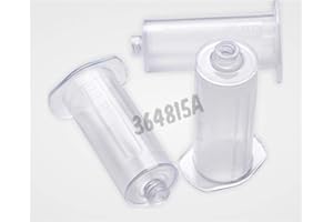 GUOML BD Medical 364815 Vacutainer Single Use Collector Body, 18 x 48 mm, Translucent White Colours, Pack of 250