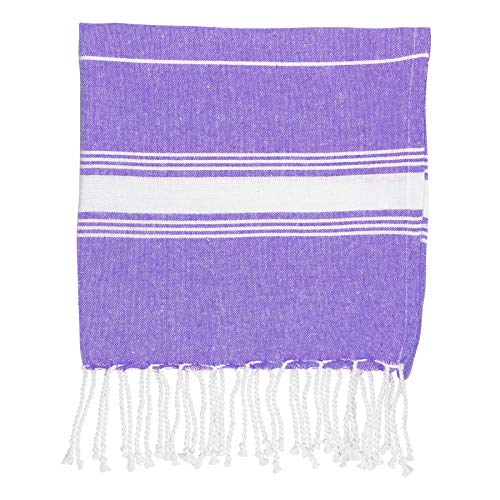 Nicola Spring per Bambini Asciugamano Turco Cotone | Spiaggia di Nuoto del Bagno | Hammam Peshtemal Fouta Style - Viola