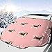 Produktbild New Shorts Beagle Dog Fabric Fart Funny Cute Pure Breed Sewing Projects Pink Car Front Windshield Cover Foldable Sunshade Fits Most Cars, Trucks, SUV's
