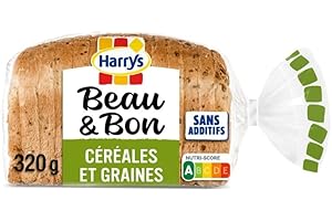 GÉNÉRIQUE HARRYS - Harry'S Beau & Bon Pain De Mie Farine De Blé Céréales & Graines 320G - Lot De 4