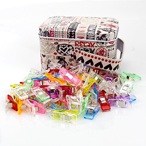 Ich bin durch einen Blog auf diese Klammern aufmerksam geworden, habe bisher immer Nadeln benutzt. Ich muss sagen sie erleichtern die Arbeit, das Abstecken ungemein. Es geht viel schneller als mit Nadeln und der Preis ist unschlagbar. Kann