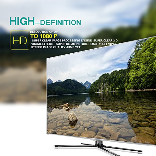 ranipobo 3 Ports HDMI Splitter 3 in 1 Out Port Intelligente Auto Switch mit Pigtail Kabel unterstützt 3D, 1080p 4 K Full HD Audio für TV HDTV, PS3, XBOX ONE, 360, Bluray Player, DVD Player etc.. - 5