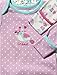 M&Co Baby Girls Long Sleeve Cotton Cupcake And Bird Print Scratch Mitt Sleepsuits - 2 Pack Pink 3/6 Mnths