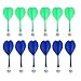Produktbild Homyl 12x Sicher Ersatz Magnetische Darts Ersatzpfeile Für Magnet Dartscheibe, Blau und Grün