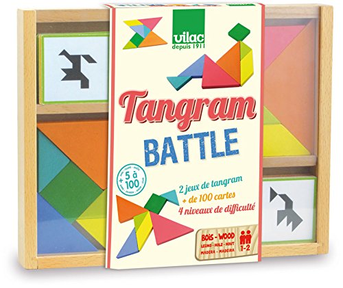 Vilac - 6061 - Jeu De Plateau - Tangram Battle