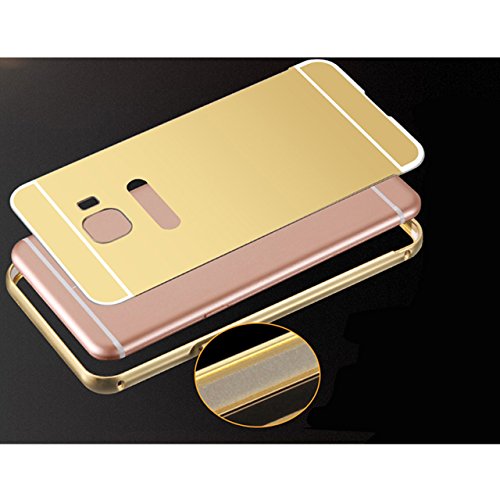 Vandot Aluminio del Metal Carcasa Protectora Protector Funda para Samsung Galaxy S7 G930F  FUSION MIRROR  Reflexi  n Brillante Radiante de Lujo PC Espejo  Protecci  n gota   Tecnolog  a de absorci  n de impactos  Bumper Case - Nergo