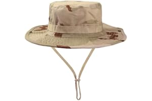 CHINWHI Boonie Hat Sun Protection Round Bucket Hat Tactical Camo for Fishing Camping Hiking Outdoors Sport Men Woman Unisex