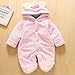 Mikistory Newborn & Baby Animal Romper Jumpsuit Todler All in One Snowsuit Outfit Coat Snowsuit 0-36 Months (0-6 months (Tag 70), Pink)