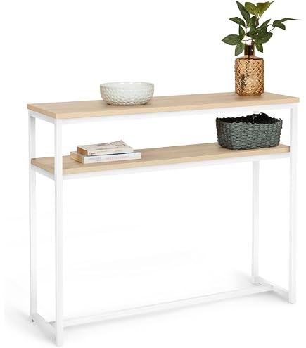 Console Versa de style industriel, dimensions (H x L x L) 70 x 40 x 90 cm, métal noir | Leroy Merlin Console Versa de style industriel, dimensions (H x L x L) 70 x 40 x 90 cm, métal noir | Leroy Merlin